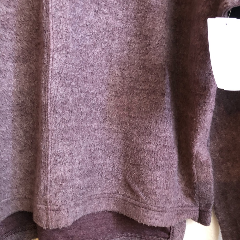 ZELLA Cozy Fleece High/low Sweatshirt In Purple - Picture 6 of 14